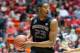 Feb 6, 2014; Salt Lake City, UT, USA; Washington Huskies guard C.J. Wilcox (23) controls the ball during the first half against the Utah Utes at Jon M. Huntsman Center. Mandatory Credit: Russ Isabella-USA TODAY Sports