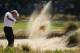 PINEHURST, NC - JUNE 10: Phil Mickelson of the United States hits a shot from a bunker during a practice round prior to the start of the 114th U.S. Open at Pinehurst Resort & Country Club, Course No. 2 on June 10, 2014 in Pinehurst, North Carolina. (Phot