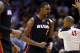 SAN ANTONIO, TX - JUNE 08: Chris Bosh #1 of the Miami Heat reacts against the San Antonio Spurs during Game Two of the 2014 NBA Finals at the AT&T Center on June 8, 2014 in San Antonio, Texas. The Miami Heat defeated the San Antonio Spurs 98-96. NOTE TO