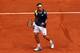 PARIS, FRANCE - JUNE 02: David Ferrer of Spain celebrates a point during his men's singles match against Kevin Anderson of South Africa on day nine of the French Open at Roland Garros on June 2, 2014 in Paris, France. (Photo by Matthew Stockman/Getty Im