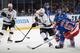NEW YORK, NY - JUNE 09: Alec Martinez #27 of the Los Angeles Kings tries to get through traffic in the first period of Game Three of the 2014 Stanley Cup Final at Madison Square Garden on June 9, 2014 in New York City. (Photo by Dave Sandford/NHLI via G