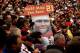 LANDOVER, MD - DECEMBER 02: Washington Redskins fans remember safety Sean Taylor before the start of their game against the Buffalo Bills December 2, 2007 at FedEx Field in Landover, Maryland. Taylor was killed earlier in the week during a burglary of hi