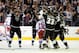LOS ANGELES, CA - JUNE 07: Dustin Brown #23 of the Los Angeles Kings and teammates celebrate his double overtime game winner against the New York Rangers during Game Two of the 2014 NHL Stanley Cup Final at the Staples Center on June 7, 2014 in Los Angel
