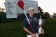 ARDMORE, PA - JUNE 16: Justin Rose of England celebrates with the U.S. Open trophy while holding a wicker basket flagstick after winning the 113th U.S. Open at Merion Golf Club on June 16, 2013 in Ardmore, Pennsylvania. (Photo by Andrew Redington/Getty