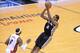 MIAMI, FL - JUNE 10: Kawhi Leonard #2 of the San Antonio Spurs shoots the ball against the Miami Heat during Game Three of the 2014 NBA Finals at American Airlines Arena on June 10, 2014 in Miami, Florida. NOTE TO USER: User expressly acknowledges and agr