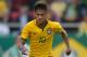 SAO PAULO, BRAZIL - JUNE 06: Neymar of Brazil runs with the ball during the International Friendly Match between Brazil and Serbia at Morumbi Stadium on June 06, 2014 in Sao Paulo, Brazil. (Photo by Buda Mendes/Getty Images)