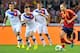 GENEVA, SWITZERLAND - SEPTEMBER 10: Eduardo Vargas of Chile and Andres Iniesta of Spain compete for the ball during the Spain v Chile international friendly at Stade de Geneve on September 10, 2013 in Geneva, Switzerland. (Photo by Harold Cunningham/Get