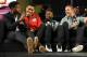 LONDON, ENGLAND - MAY 26: Daniel Sturridge, Chris Smalling, Raheem Sterling and Jordan Henderson attend the opening of Nike Phenomemal House, at the Sorting Office on New Oxford Street on May 26, 2014 in London, England. Daniel Sturridge, Chris Smallin