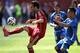 Fabregas plays as a false nine.