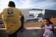 SAO PAULO, BRAZIL - JUNE 08: Brazil fans gather outside Itaquerao stadium, also known as Arena de Sao Paulo and Arena Corinthians, on June 8, 2014 in Sao Paulo, Brazil. Hundreds of fans turned up at the stadium to take a peek on the final Sunday before t