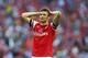LONDON, ENGLAND - MAY 17: Olivier Giroud of Arsenal reacts during the FA Cup with Budweiser Final match between Arsenal and Hull City at Wembley Stadium on May 17, 2014 in London, England. (Photo by Paul Gilham/Getty Images)