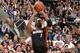 SAN ANTONIO, TX - JUNE 08: Chris Bosh #1 of the Miami Heat shoots during Game Two of the 2014 NBA Finals between the Miami Heat and San Antonio Spurs at AT&T Center on June 8, 2014 in San Antonio, Texas. NOTE TO USER: User expressly acknowledges and agree