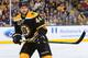 BOSTON, MA - DECEMBER 21: Dennis Seidenberg #44 of the Boston Bruins skates against the Buffalo Sabres at the TD Garden on December 21, 2013 in Boston, Massachusetts. (Photo by Steve Babineau/NHLI via Getty Images)