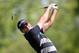 May 30, 2014; Dublin, OH, USA; Jason Day tees off on the 3rd hole during the second round of The Memorial Tournament at Muirfield Village Golf Club. Mandatory Credit: Brian Spurlock-USA TODAY Sports