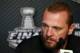 LOS ANGELES, CA - JUNE 03: Marian Gaborik #12 of the Los Angeles Kings speaks during Media Day for the 2014 Stanley Cup Final at Staples Center on June 3, 2014 in Los Angeles, California. (Photo by Dave Sandford/NHLI via Getty Images)