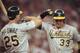 The original Bash Brothers: Mark McGwire and Jose Canseco.