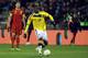 BRUSSELS, BELGIUM - NOVEMBER 14: Victor Ibarbo of Colombia runs with the ball during the international friendly match between Belgium and Colombia at King Badouin stadium on November 14, 2013 in Brussels, Belgium. (Photo by Christof Koepsel/Bongarts/Getty