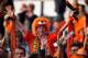 ROTTERDAM, NETHERLANDS - MAY 31: A fan of the Netherlands shows their support during the International Friendly match between Netherlands and Ghana at De Kuip on May 31, 2014 in Rotterdam, Netherlands. (Photo by Dean Mouhtaropoulos/Getty Images)