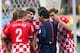 SAO PAULO, BRAZIL - JUNE 12: Referee Yuichi Nishimura is surrounded by Croatia players after awarding a penalty kick in the second half during the 2014 FIFA World Cup Brazil Group A match between Brazil and Croatia at Arena de Sao Paulo on June 12, 2014