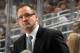 PITTSBURGH, PA - MARCH 25: Head Coach Dan Bylsma of the Pittsburgh Penguins looks on from the bench during the game against the Phoenix Coyotes on March 25, 2014 at Consol Energy Center in Pittsburgh, Pennsylvania. (Photo by Gregory Shamus/NHLI via Gett