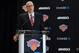 NEW YORK, NY - MARCH 18: Phil Jackson addresses the media during his introductory press conference at Madison Square Garden on March 18, 2014 in New York City. (Photo by Maddie Meyer/Getty Images)