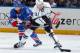 NEW YORK, NY - JUNE 11: Brad Richards #19 of the New York Rangers battles for the puck against Tyler Toffoli #73 of the Los Angeles Kings during Game Four of the 2014 NHL Stanley Cup Final at Madison Square Garden on June 11, 2014 in New York City. (Phot