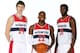 WASHINGTON, DC - DECEMBER 15: Jan Vesely #24, Shelvin Mack #22 and Chris Singleton #31 of the Washington Wizards pose for a portrait during 2011 NBA Media Day at the Verizon Center on December 15, 2011 in Washington, DC. NOTE TO USER: User expressly ackno