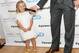 Little Ava Manning passed on the chance to speak to the press.