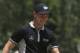 Jun 13, 2014; Pinehurst, NC, USA; Martin Kaymer smiles walking from the 8th tee box during the second round of the 2014 U.S. Open golf tournament at Pinehurst Resort Country Club - #2 Course. Mandatory Credit: Jason Getz-USA TODAY Sports