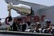 LOS ANGELES, CA - JUNE 14: Anze Kopitar #11, Dustin Brown #23 and Matt Greene #2 of the Los Angeles Kings during the Los Angeles Kings Championship Parade and Rally on June 14, 2012 in Los Angels, California. (Photo by Evan Gole/NHLI via Getty Images)