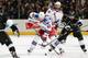 LOS ANGELES, CA - JUNE 13: Carl Hagelin #62 of the New York Rangers controls the puck away from Justin Williams #14 of the Los Angeles Kings in the third period of Game Five of the 2014 Stanley Cup Final at the Staples Center on June 13, 2014 in Los Ange