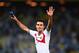 FORTALEZA, BRAZIL - JUNE 14: Giancarlo Gonzalez of Costa Rica celebrates after defeating Uruguay 3-1 during the 2014 FIFA World Cup Brazil Group D match between Uruguay and Costa Rica at Castelao on June 14, 2014 in Fortaleza, Brazil. (Photo by Laurence