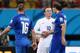 MANAUS, BRAZIL - JUNE 14: Wayne Rooney of England shakes hands with Gabriel Paletta of Italy after the 2014 FIFA World Cup Brazil Group D match between England and Italy at Arena Amazonia on June 14, 2014 in Manaus, Brazil. (Photo by Adam Pretty/Getty Im