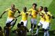 BELO HORIZONTE, BRAZIL - JUNE 14: Pablo Armero of Colombia celebrates with his team-mates after scoring the first goal during the 2014 FIFA World Cup Brazil Group C match between Colombia and Greece at Estadio Mineirao on June 14, 2014 in Belo Horizonte,