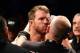 Sep 4, 2013; Belo Horizonte, BRAZIL; Ryan Bader is checked on during his fight against Glover Teixeira (not pictured) during UFC Fight Night at Mineirinho Arena. Mandatory Credit: Jason Silva-USA TODAY Sports