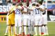 JACKSONVILLE, FL - JUNE 07: The United States starting lineup huddles during the international friendly match against Nigeria at EverBank Field on June 7, 2014 in Jacksonville, Florida. (Photo by Mike Zarrilli/Getty Images)