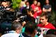 SAO PAULO, BRAZIL - JUNE 13: Matt Besler of the United States speaks to the media at the Hotel Tivoli Sao Paulo Mofarrej on June 13, 2014 in Sao Paulo, Brazil. (Photo by Kevin C. Cox/Getty Images)