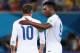 MANAUS, BRAZIL - JUNE 14: Daniel Sturridge of England embraces Wayne Rooney during the 2014 FIFA World Cup Brazil Group D match between England and Italy at Arena Amazonia on June 14, 2014 in Manaus, Brazil. (Photo by Adam Pretty/Getty Images)