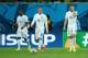MANAUS, BRAZIL - JUNE 14: (L-R) Glen Johnson, Wayne Rooney and Jordan Henderson of England look dejected after Italy score their second goal during the 2014 FIFA World Cup Brazil Group D match between England and Italy at Arena Amazonia on June 14, 2014 i