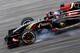 Romain Grosjean locking up in Malaysia.