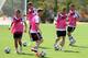 SANTO ANDRE, BRAZIL - JUNE 12: Bastian Schweinsteiger (2nd R) controls the ball during the German National team training session at Campo Bahia on June 12, 2014 in Santo Andre, Brazil. (Photo by Martin Rose/Getty Images)