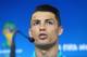 SALVADOR, BRAZIL - JUNE 15: Cristiano Ronaldo talks to the media during the Portugal press conference ahead of the 2014 FIFA World Cup Group G match between Germany and Portugal held at the Arena Fonte Novaon June 15, 2014 in Salvador, Brazil. (Photo by