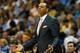MEMPHIS, TN - MAY 27: Head coach Lionel Hollins of the Memphis Grizzlies reacts in the first half while taking on the San Antonio Spurs during Game Four of the Western Conference Finals of the 2013 NBA Playoffs at the FedExForum on May 27, 2013 in Memphi