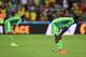 CURITIBA, BRAZIL - JUNE 16: Juwon Oshaniwa of Nigeria looks on late in the game during the 2014 FIFA World Cup Brazil Group F match between Iran and Nigeria at Arena da Baixada on June 16, 2014 in Curitiba, Brazil. (Photo by Matthias Hangst/Getty Images)