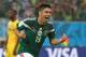 NATAL, BRAZIL - JUNE 13: Oribe Peralta of Mexico celebrates his goal in the second half during the 2014 FIFA World Cup Brazil Group A match between Mexico and Cameroon at Estadio das Dunas on June 13, 2014 in Natal, Brazil. (Photo by Julian Finney/Getty