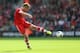 SOUTHAMPTON, ENGLAND - SEPTEMBER 28: Luke Shaw of Southampton in action during the Barclays Premier League match between Southampton and Crystal Palace at St Mary's Stadium on September 28, 2013 in Southampton, England. (Photo by Paul Gilham/Getty Image