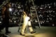 Bray Wyatt prepares to address the fans.