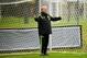 CURITIBA, BRAZIL - JUNE 15: Head coach Vicente Del Bosque of Spain reacts during a Spain training session at Centro de Entrenamiento do Caju on June 15, 2014 in Curitiba, Brazil. (Photo by David Ramos/Getty Images)