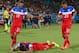 NATAL, BRAZIL - JUNE 16: John Brooks of the United States (C) celebrates scoring his team's second goal with Graham Zusi (L) and Fabian Johnson (R) during the 2014 FIFA World Cup Brazil Group G match between Ghana and the United States at Estadio das Dun