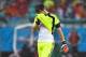 SALVADOR, BRAZIL - JUNE 13: Iker Casillas of Spain reacts after allowing the Netherlands fourth goal to Robin van Persie during the 2014 FIFA World Cup Brazil Group B match between Spain and Netherlands at Arena Fonte Nova on June 13, 2014 in Salvador, B